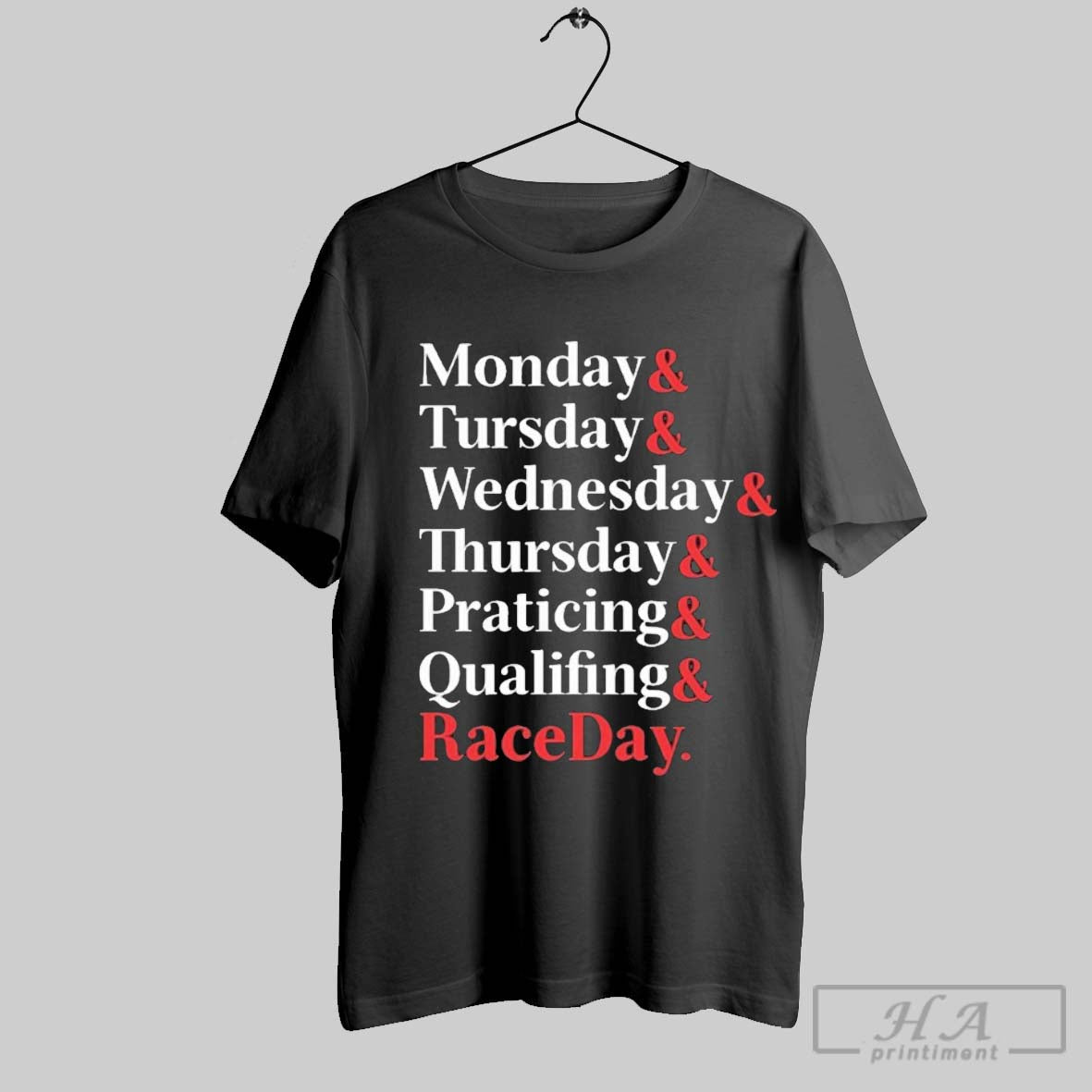 Official Monday Tuesday Wednesday Thursday Practice - Adult & Kids T-Shirts, Sweatshirts & Hoodies apparel design preview 1