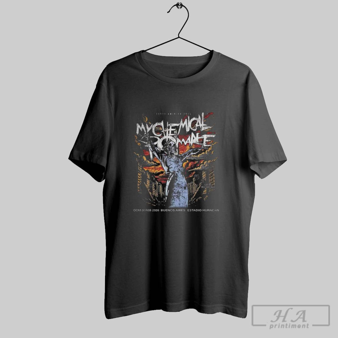 Official My Chemical Romance Dom 1 Feb 2026 Buenos - Adult & Kids T-Shirts, Sweatshirts & Hoodies apparel design preview 1
