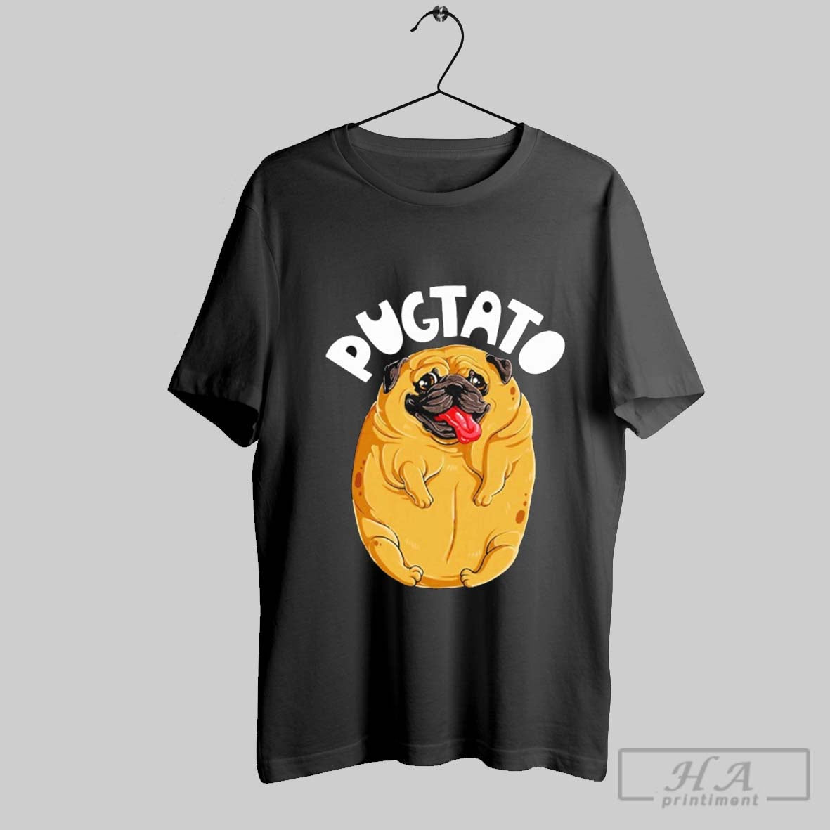 Official Pugtato Pug Potato - Adult & Kids T-Shirts, Sweatshirts & Hoodies apparel design preview 1