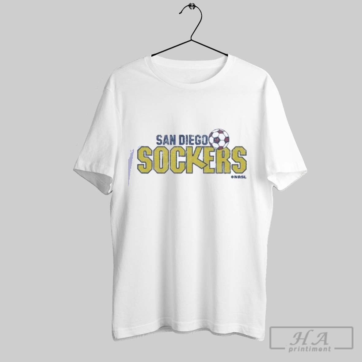 Official San Diego Sockers Alternate Logo 1978 - Adult & Kids T-Shirts, Sweatshirts & Hoodies apparel design preview 1