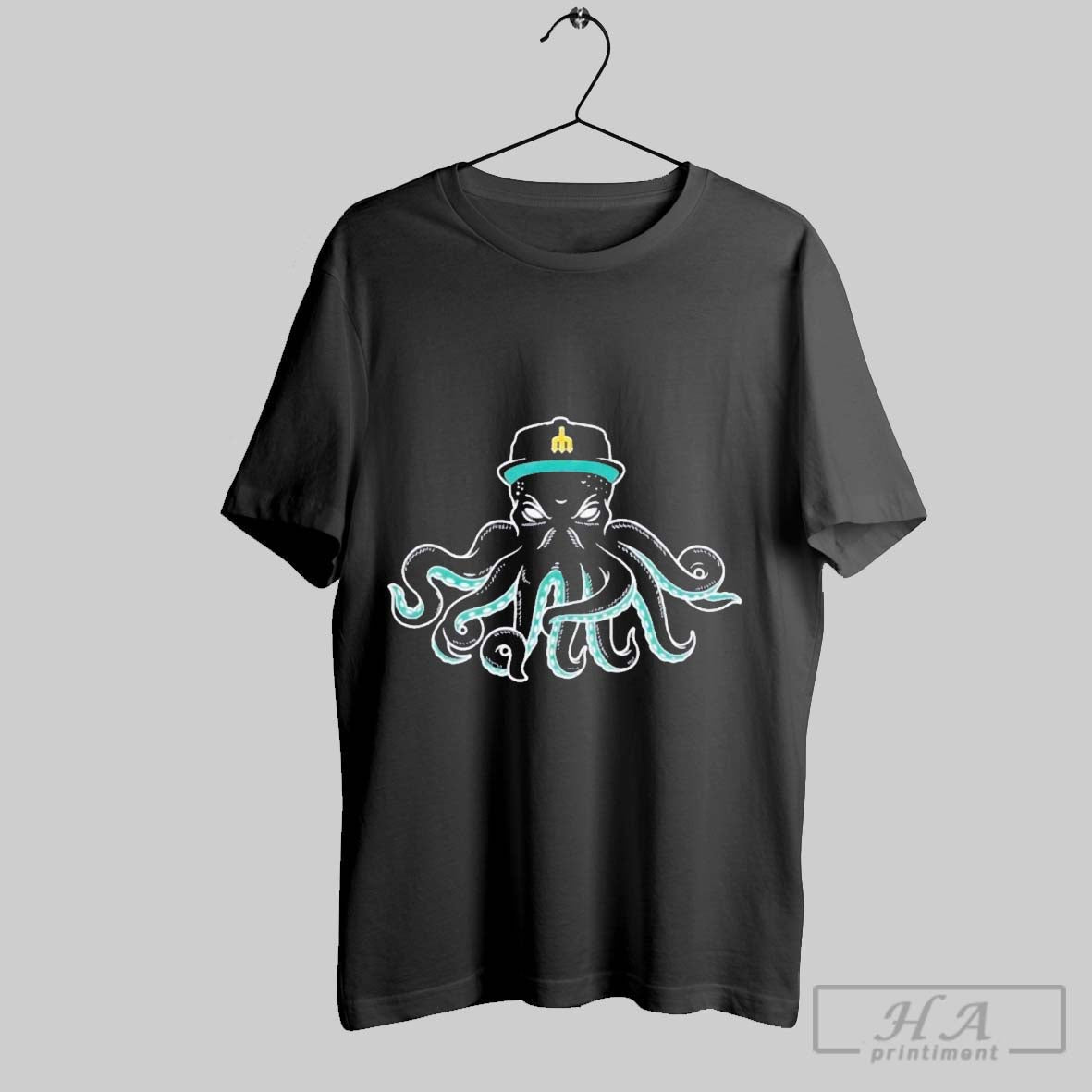 Official Seattle Mariners Monster Octopus - Adult & Kids T-Shirts, Sweatshirts & Hoodies apparel design preview 1