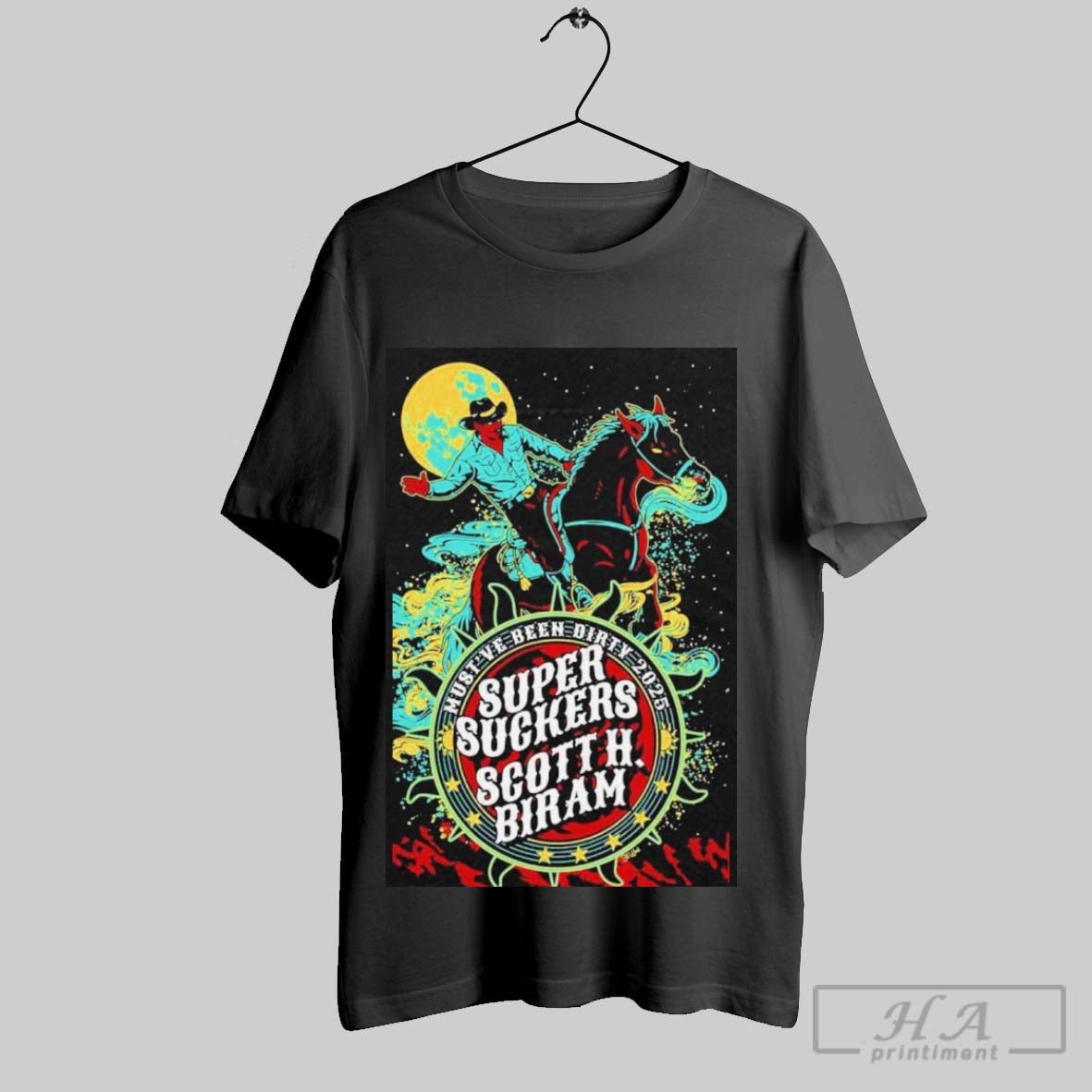 Official Supersuckers Scott H Biram Must Ve Been - Adult & Kids T-Shirts, Sweatshirts & Hoodies apparel design preview 1