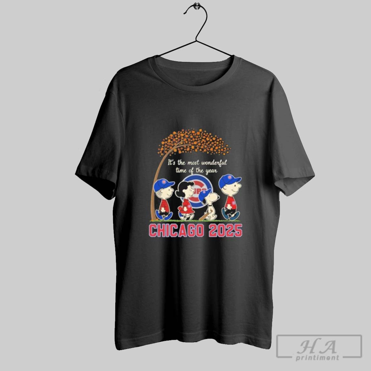 Official The Peanuts Walking X Chicago Cubs Its Most - Adult & Kids T-Shirts, Sweatshirts & Hoodies apparel design preview 1