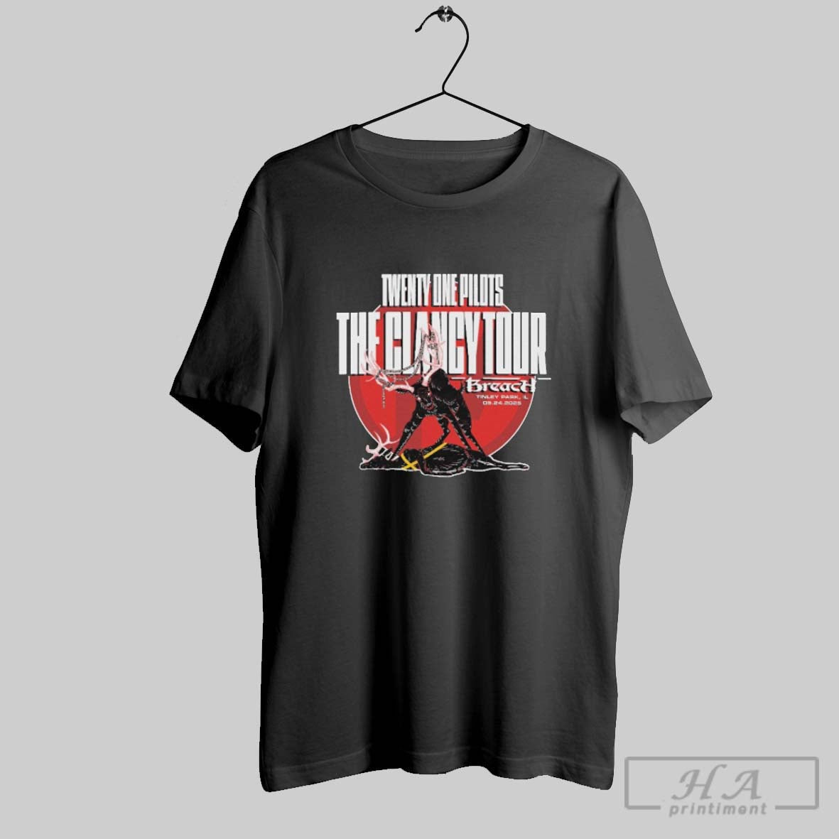 Official Twenty One Pilots The Clancy Tour Tinley - Adult & Kids T-Shirts, Sweatshirts & Hoodies apparel design preview 1