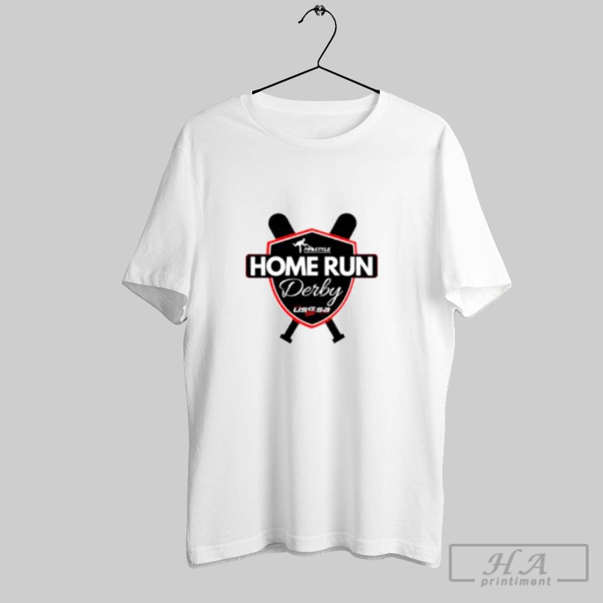 Official Usssa 8th Annual Homerun Derby Classic - Adult & Kids T-Shirts, Sweatshirts & Hoodies apparel design preview 1