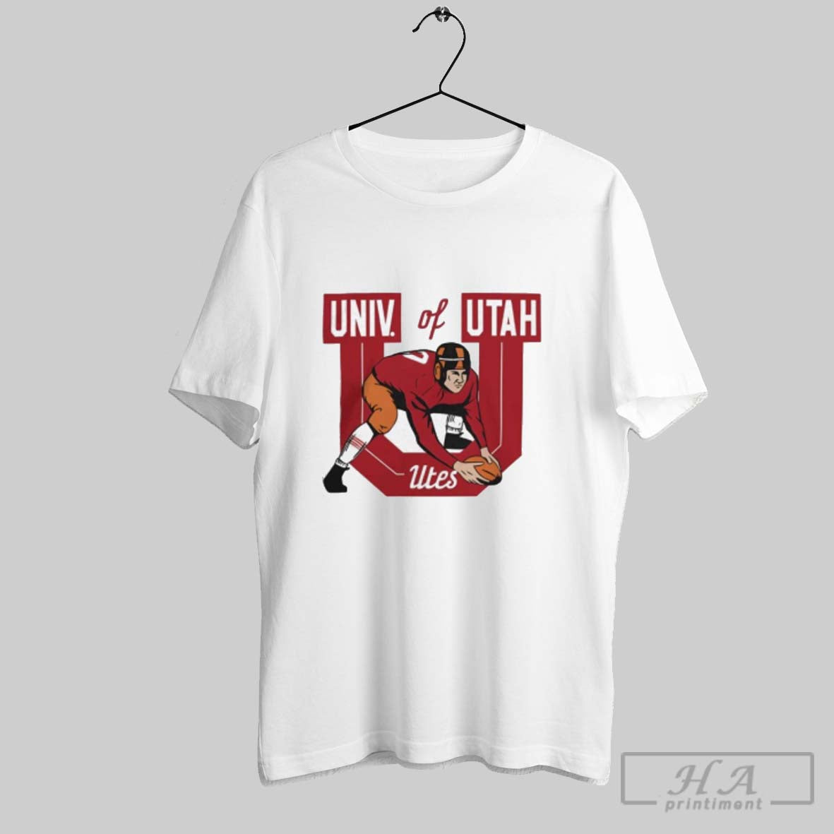 Official University Of Utah Utes Retro 1942 Inspired - Adult & Kids T-Shirts, Sweatshirts & Hoodies apparel design preview 1