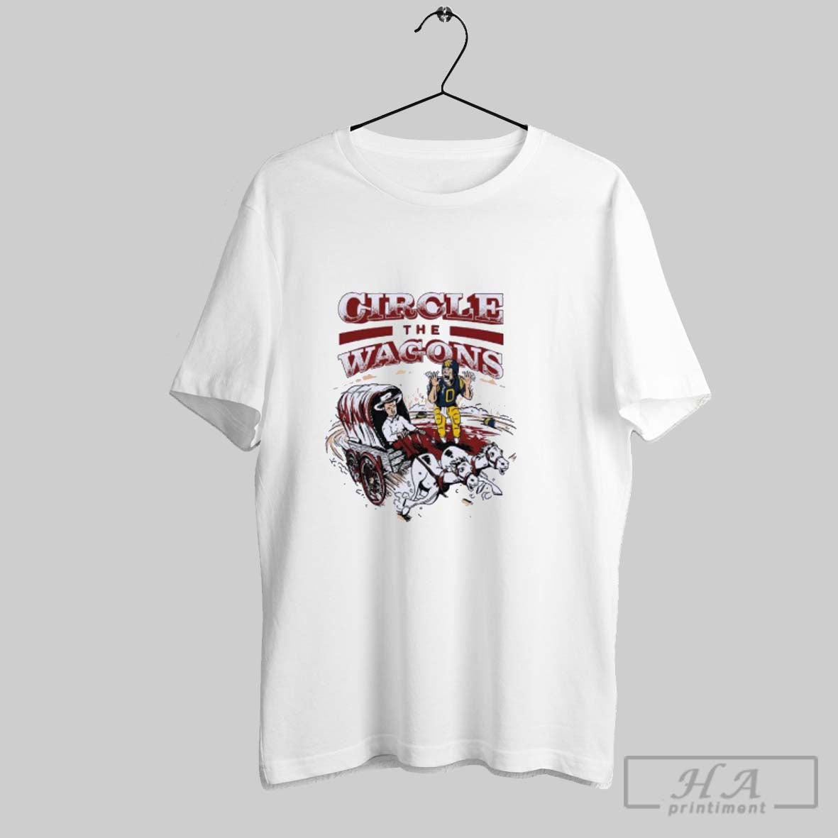 Official Oklahoma Sooners Circle The Wagons - Adult & Kids T-Shirts, Sweatshirts & Hoodies apparel design preview 1