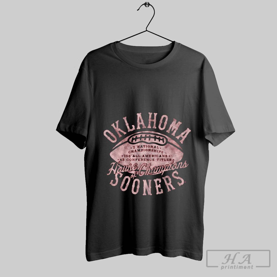 Official Oklahoma Sooners House Of Champions 7 - Adult & Kids T-Shirts, Sweatshirts & Hoodies apparel design preview 1