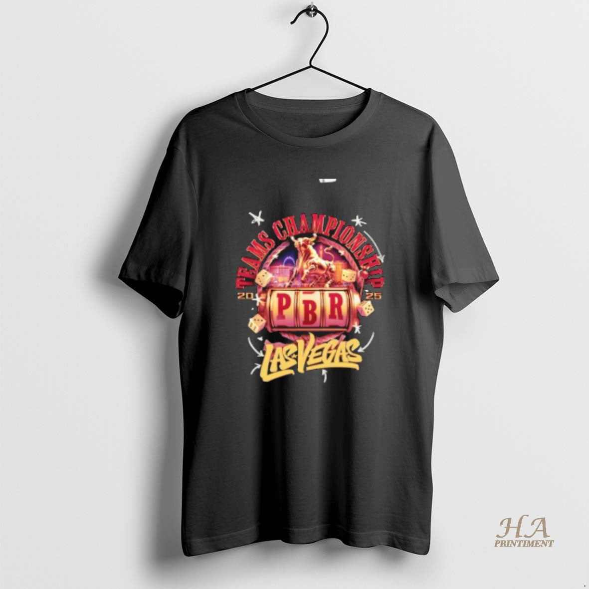 Official Pbr 2025 Teams Championship Slot Machine - Adult & Kids T-Shirts, Sweatshirts & Hoodies apparel design preview 1
