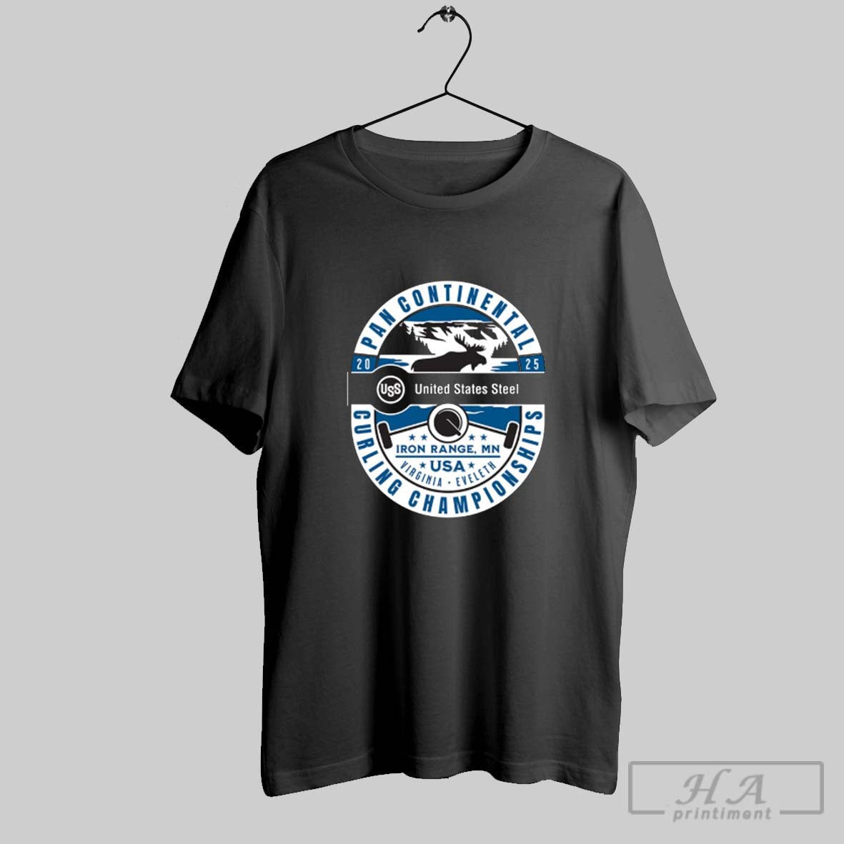 Official Pan Continental Curling Championships United - Adult & Kids T-Shirts, Sweatshirts & Hoodies apparel design preview 1
