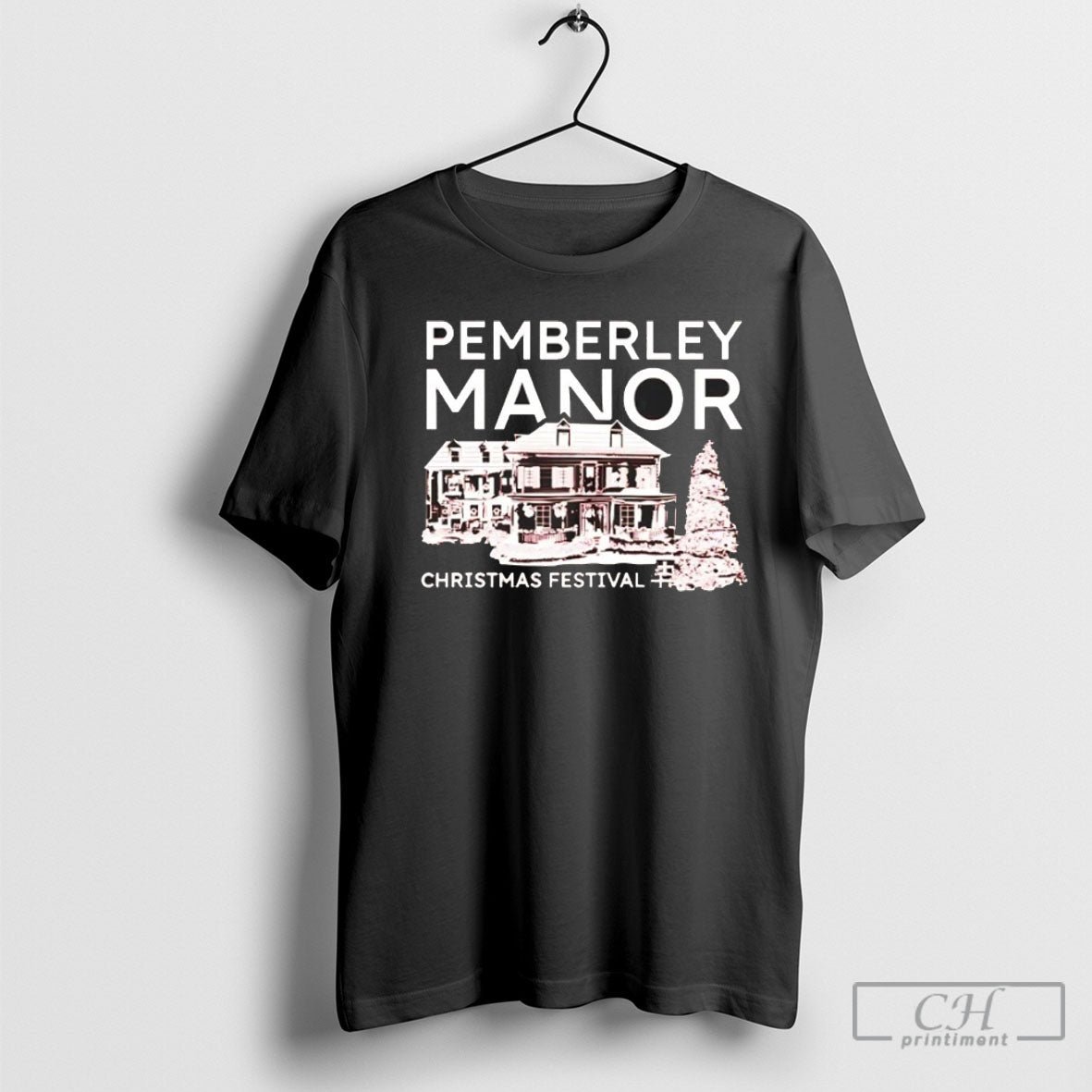 Official Pemberley Manor Christmas Festival Sweater - Adult & Kids T-Shirts, Sweatshirts & Hoodies apparel design preview 1
