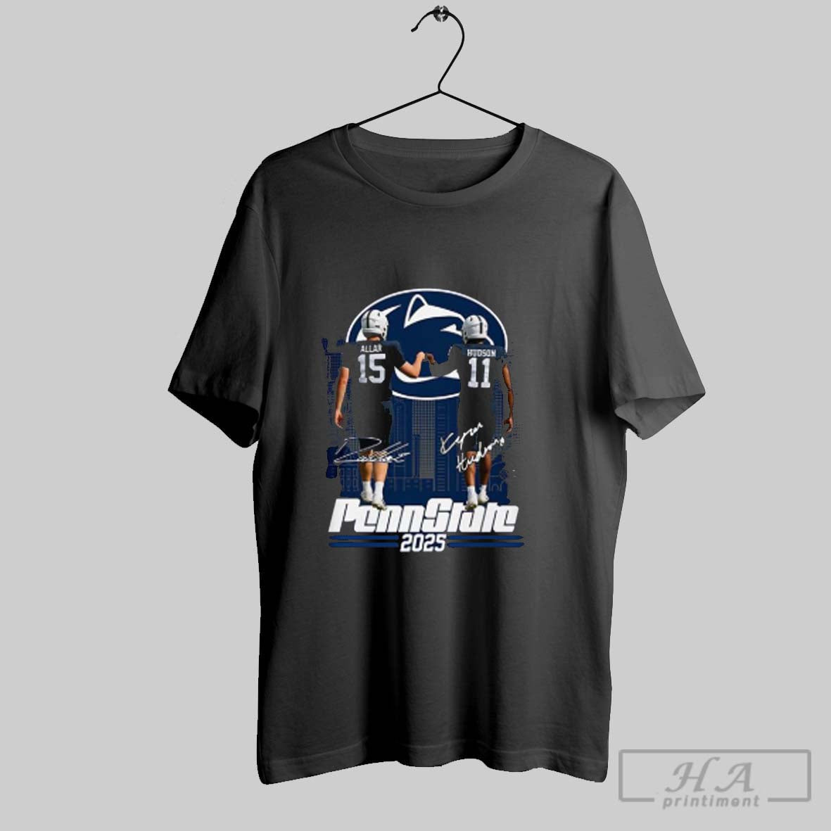 Official Penn State Nittany Lions Drew Allar And - Adult & Kids T-Shirts, Sweatshirts & Hoodies apparel design preview 1