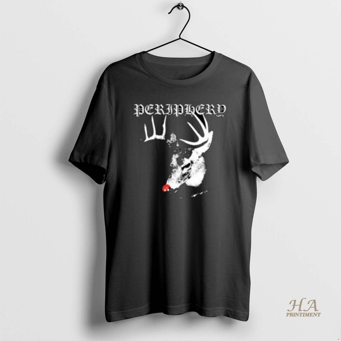 Official Periphery Reindeer Circle Black - Adult & Kids T-Shirts, Sweatshirts & Hoodies apparel design preview 1
