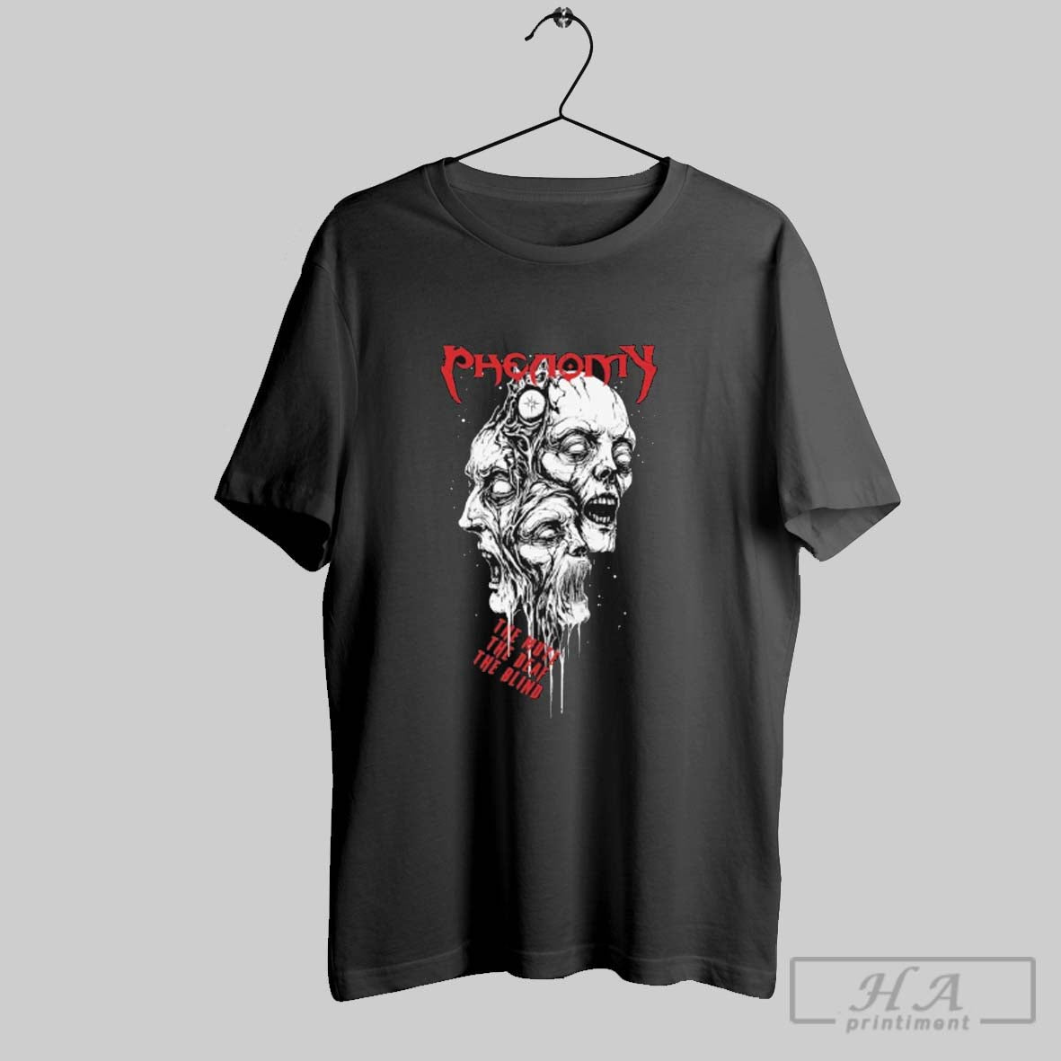 Official Phenomy The Mute Deaf Blind Heads - Adult & Kids T-Shirts, Sweatshirts & Hoodies apparel design preview 1