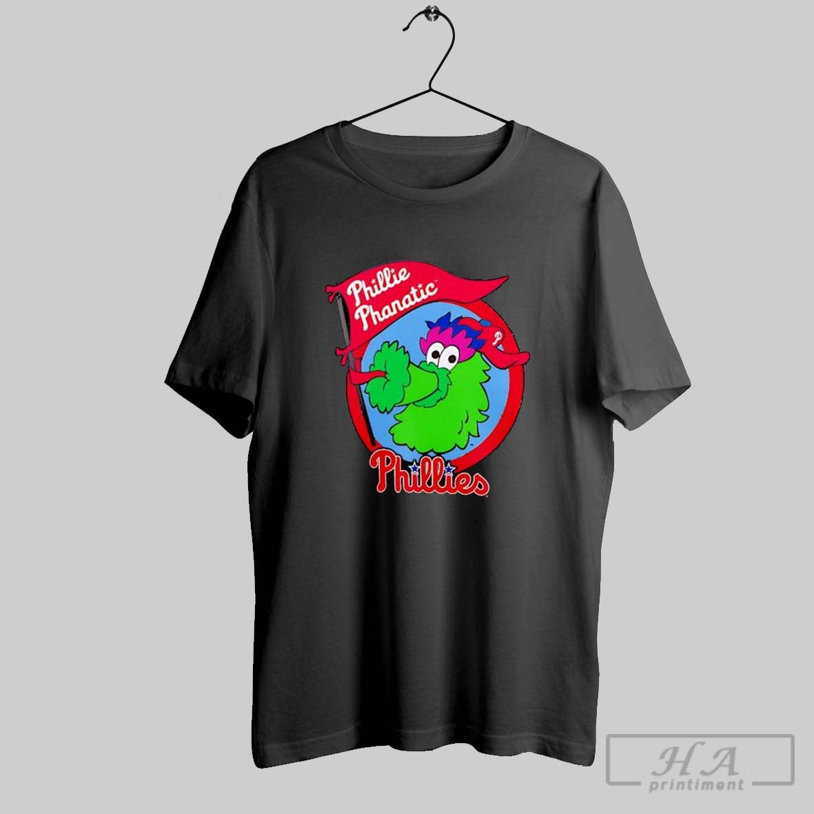 Official Philadelphia Phillies Logo Hand Holding Flag - Adult & Kids T-Shirts, Sweatshirts & Hoodies apparel design preview 1