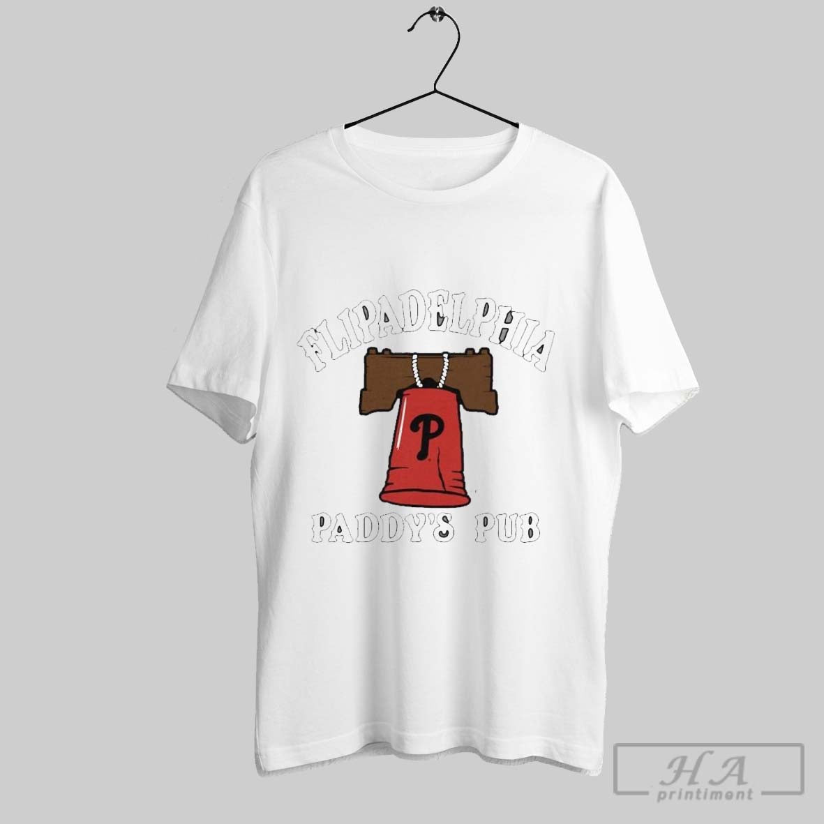 Official Philadelphia Phillies Paddys Pub Bell - Adult & Kids T-Shirts, Sweatshirts & Hoodies apparel design preview 1