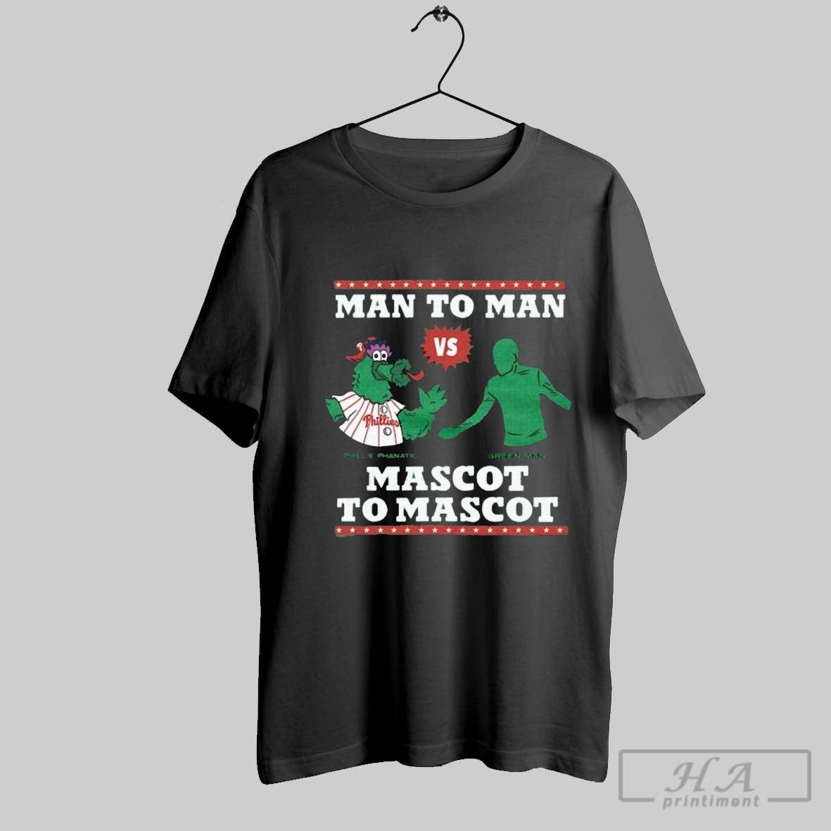 Official Philadelphia Phillies Phillie Phanatic Vs - Adult & Kids T-Shirts, Sweatshirts & Hoodies apparel design preview 1