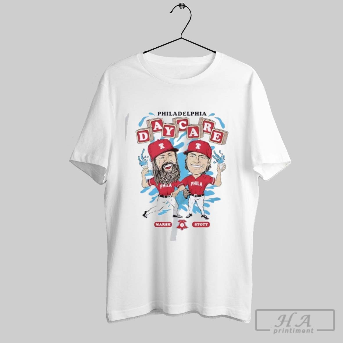 Official Philadelphia Phillies Daycare Marsh And - Adult & Kids T-Shirts, Sweatshirts & Hoodies apparel design preview 1
