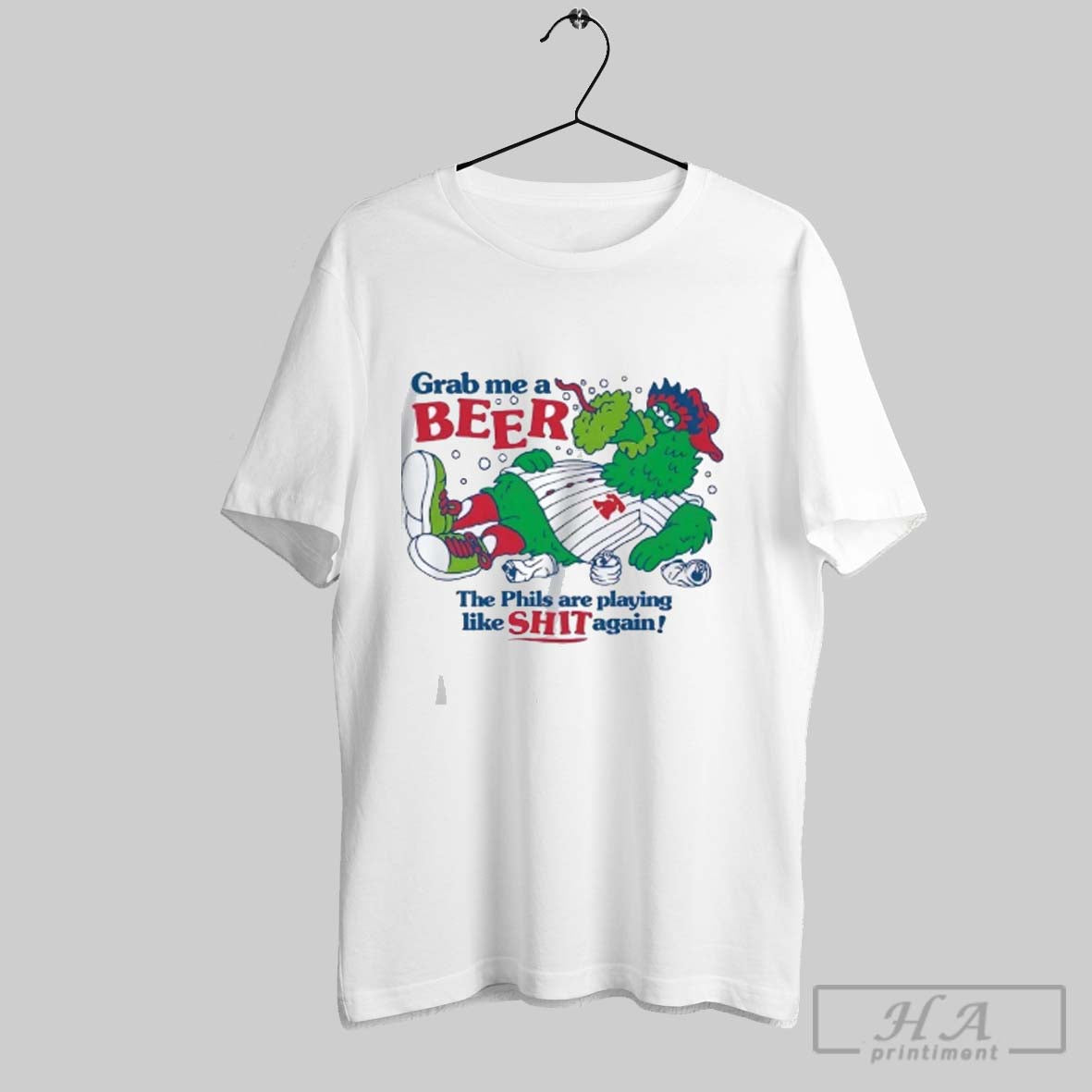 Official Philadelphia Phillies Grab Me A Beer The - Adult & Kids T-Shirts, Sweatshirts & Hoodies apparel design preview 1