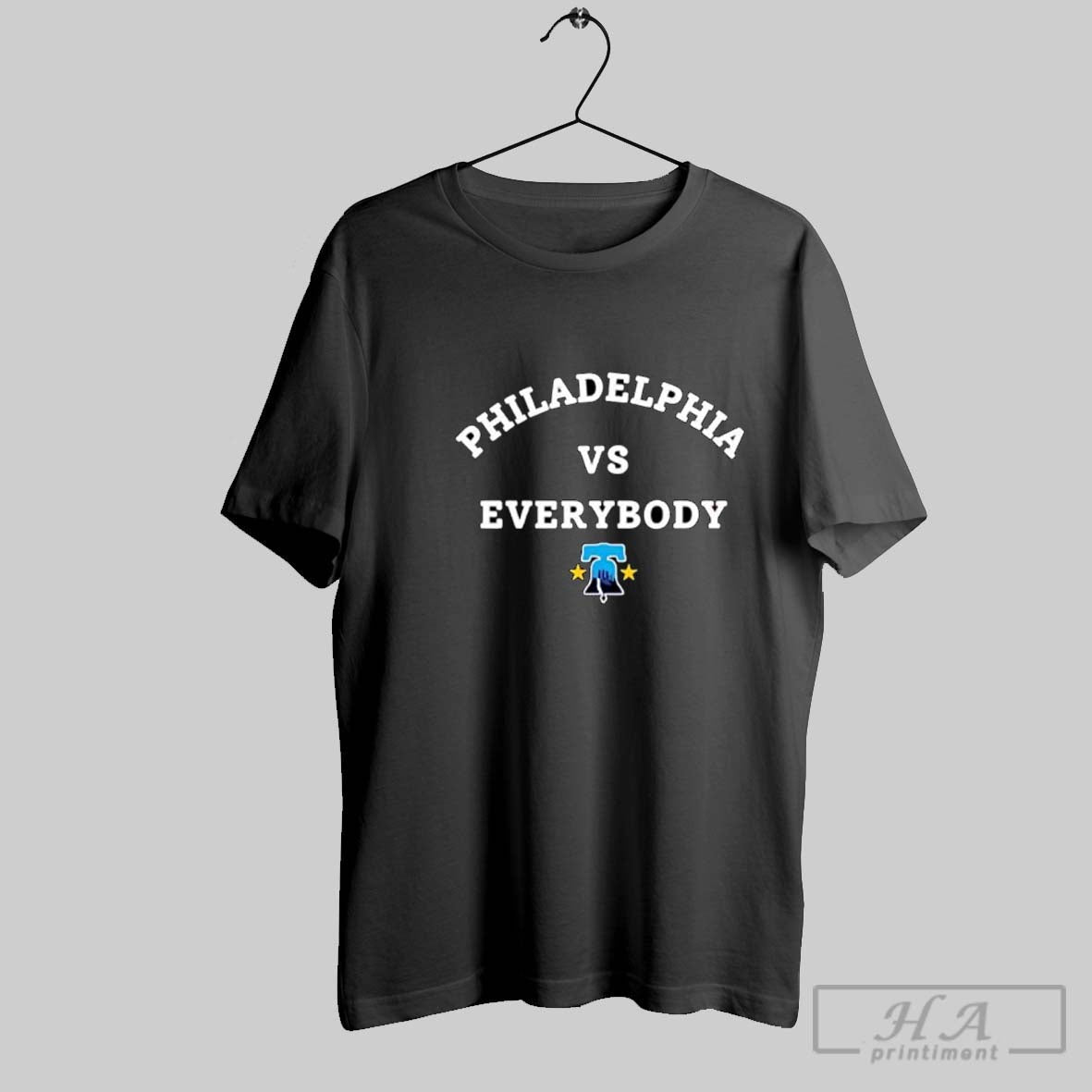 Official Philadelphia Vs Everybody Baseball Liberty - Adult & Kids T-Shirts, Sweatshirts & Hoodies apparel design preview 1