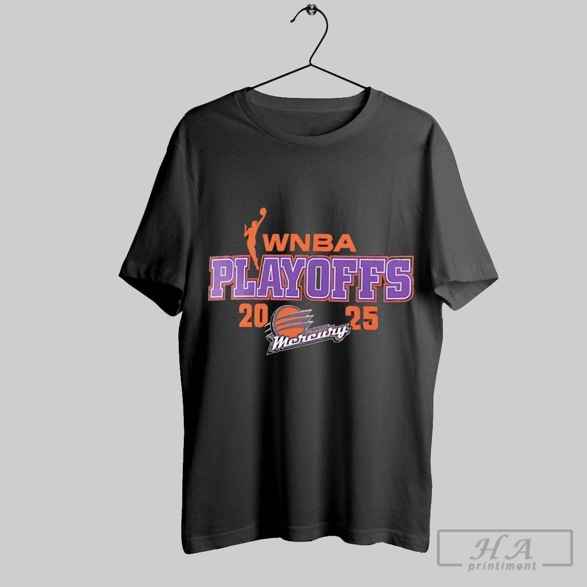 Official Phoenix Mercury 2025 Wnba Playoffs - Adult & Kids T-Shirts, Sweatshirts & Hoodies apparel design preview 1