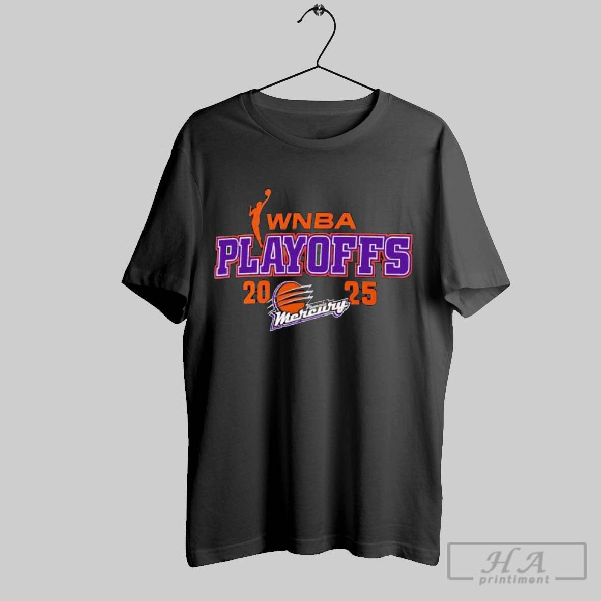 Official Phoenix Mercury Wnba Playoffs 2025 - Adult & Kids T-Shirts, Sweatshirts & Hoodies apparel design preview 1