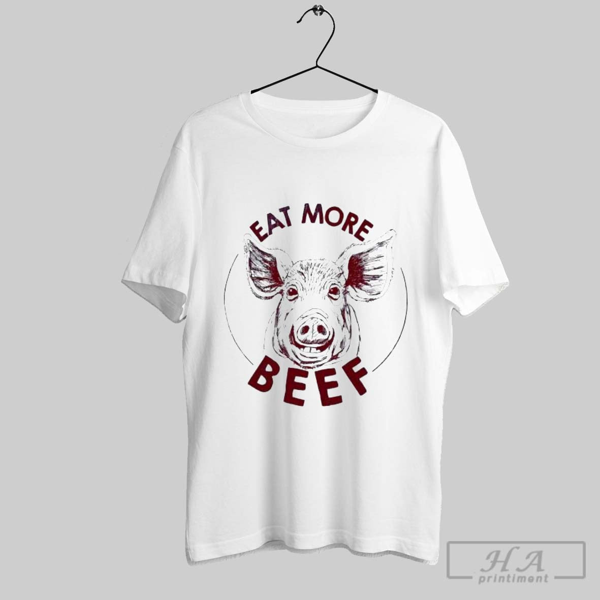 Official Pig Eat More Beef - Adult & Kids T-Shirts, Sweatshirts & Hoodies apparel design preview 1