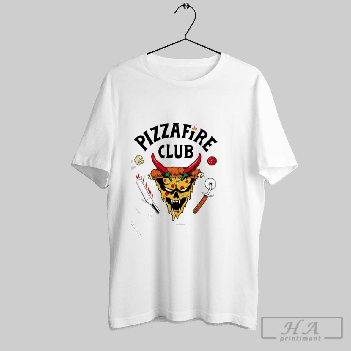 Official Pizzafire Club Poster - Adult & Kids T-Shirts, Sweatshirts & Hoodies apparel design preview 1