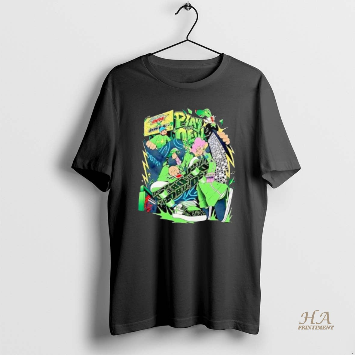 Official Play The Dew X Mountain - Adult & Kids T-Shirts, Sweatshirts & Hoodies apparel design preview 1