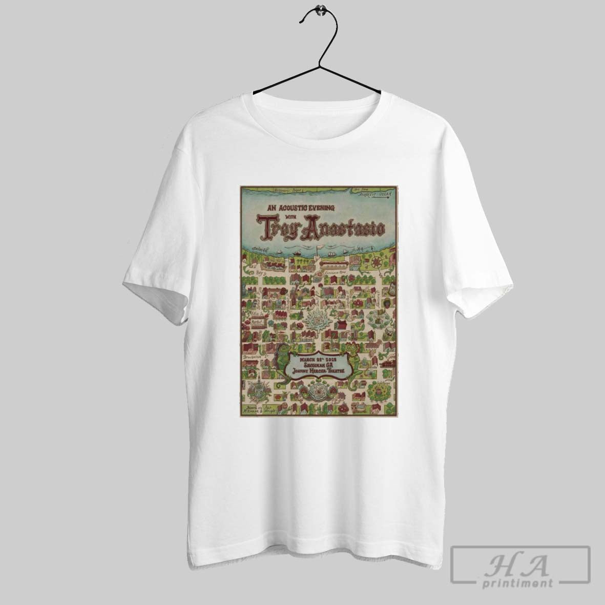 Official Poster An Acoustic Evening With Trey - Adult & Kids T-Shirts, Sweatshirts & Hoodies apparel design preview 1