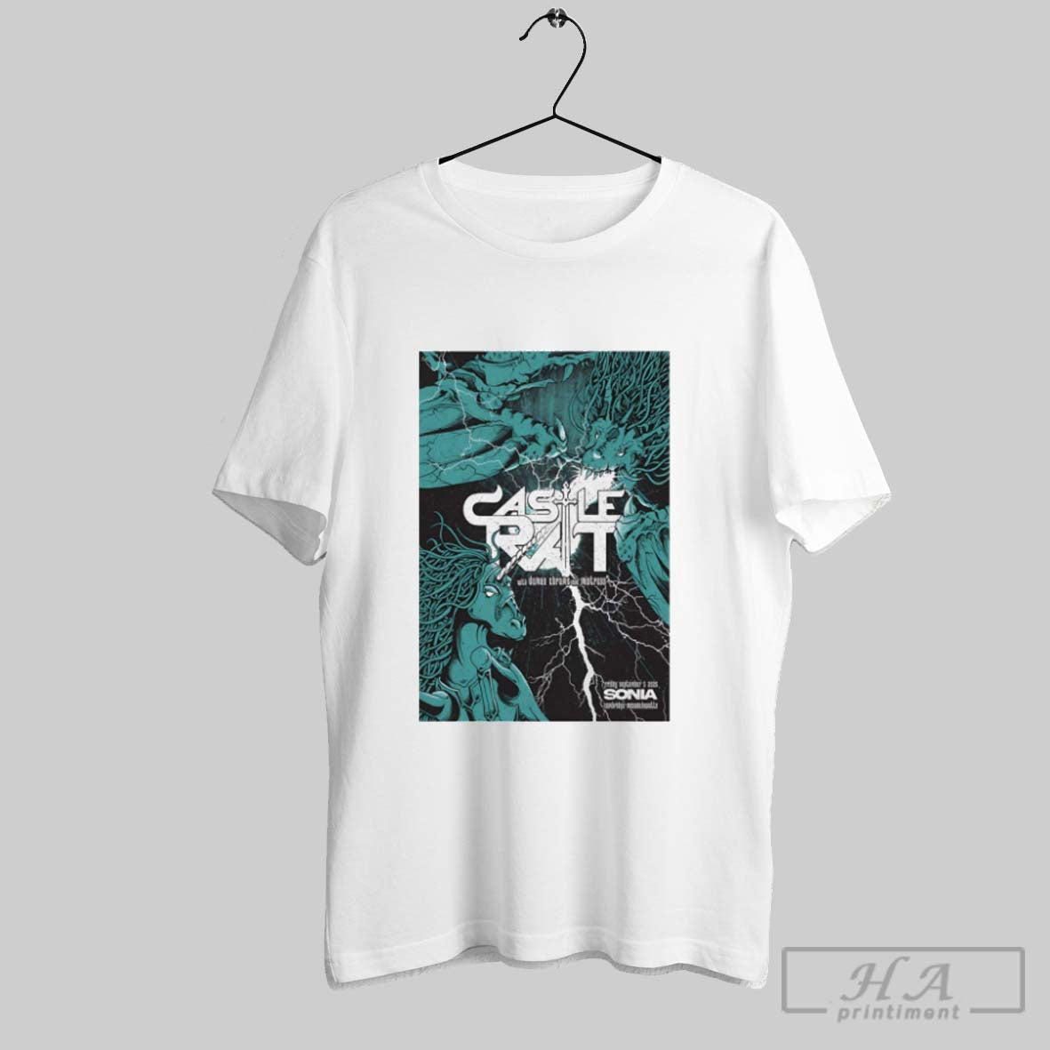 Official Poster Castle Rat In Cambridge Ma On Friday - Adult & Kids T-Shirts, Sweatshirts & Hoodies apparel design preview 1