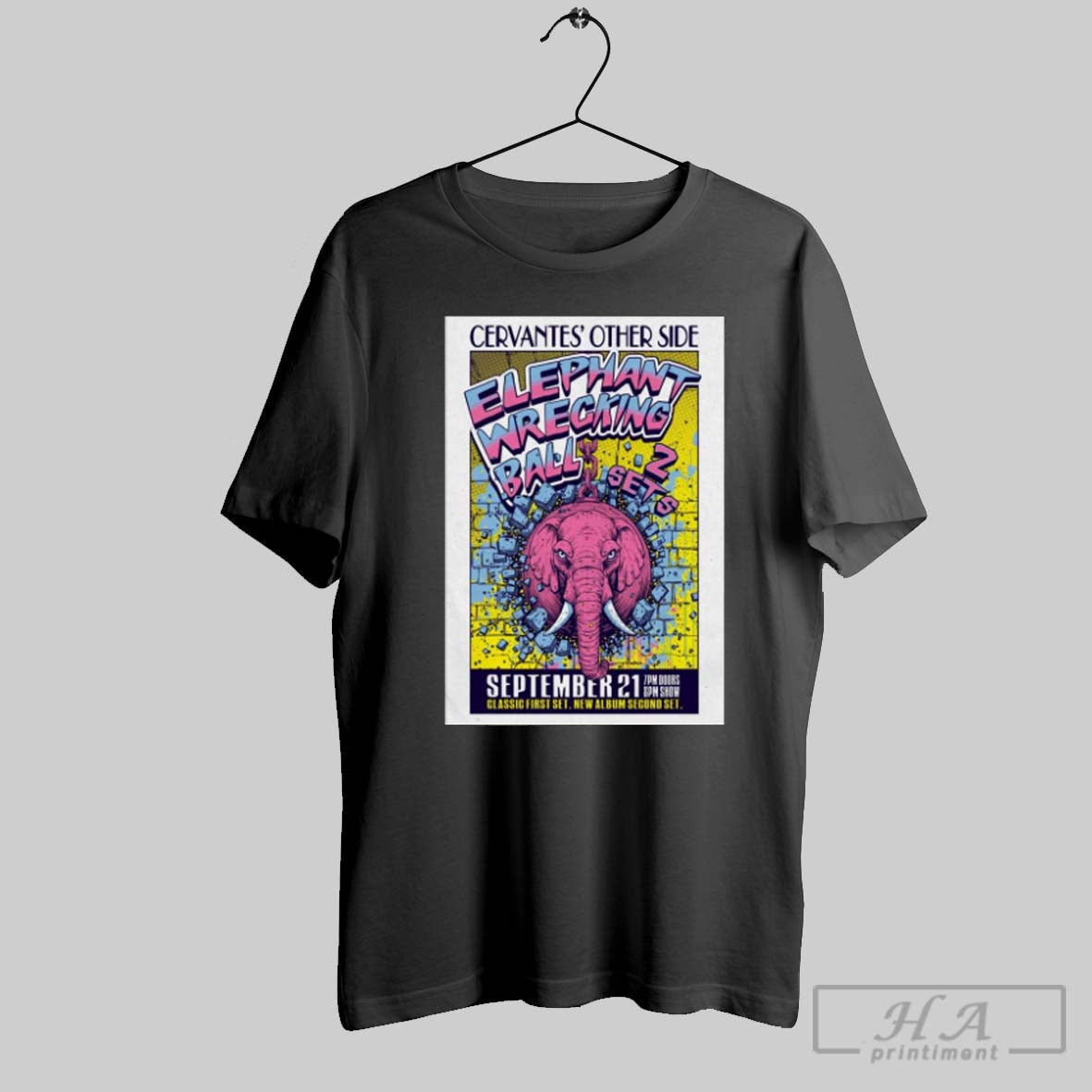 Official Poster Cervantes Other Side Elephant - Adult & Kids T-Shirts, Sweatshirts & Hoodies apparel design preview 1