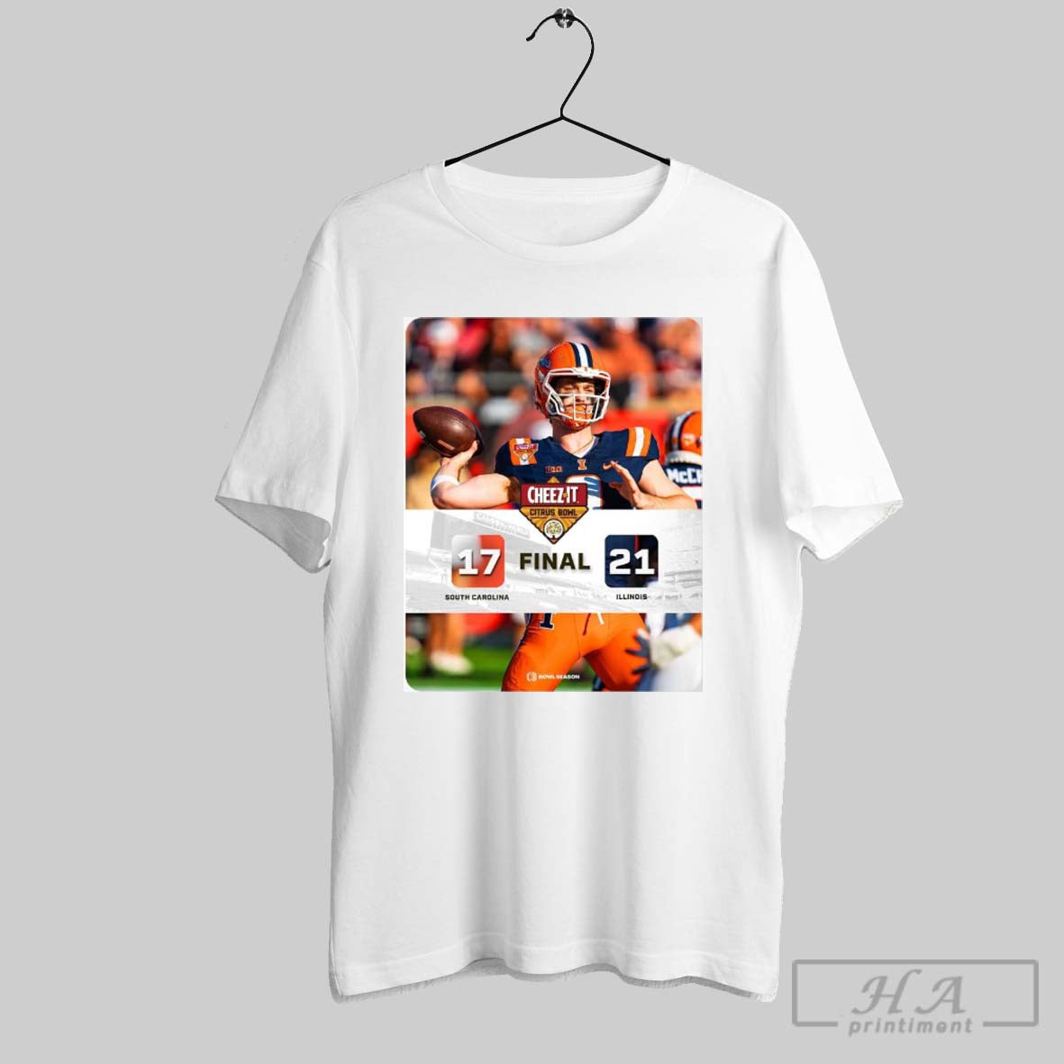 Official Poster Citrus Bowl Football Final Score 17 - Adult & Kids T-Shirts, Sweatshirts & Hoodies apparel design preview 1