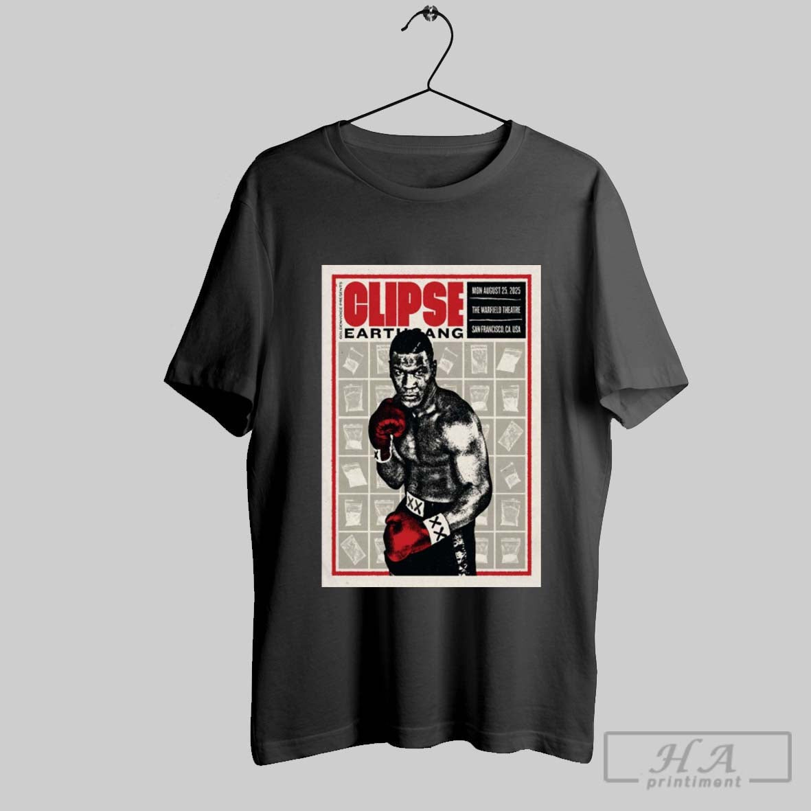 Official Poster Clipse August 25 2025 The Warfield In - Adult & Kids T-Shirts, Sweatshirts & Hoodies apparel design preview 1