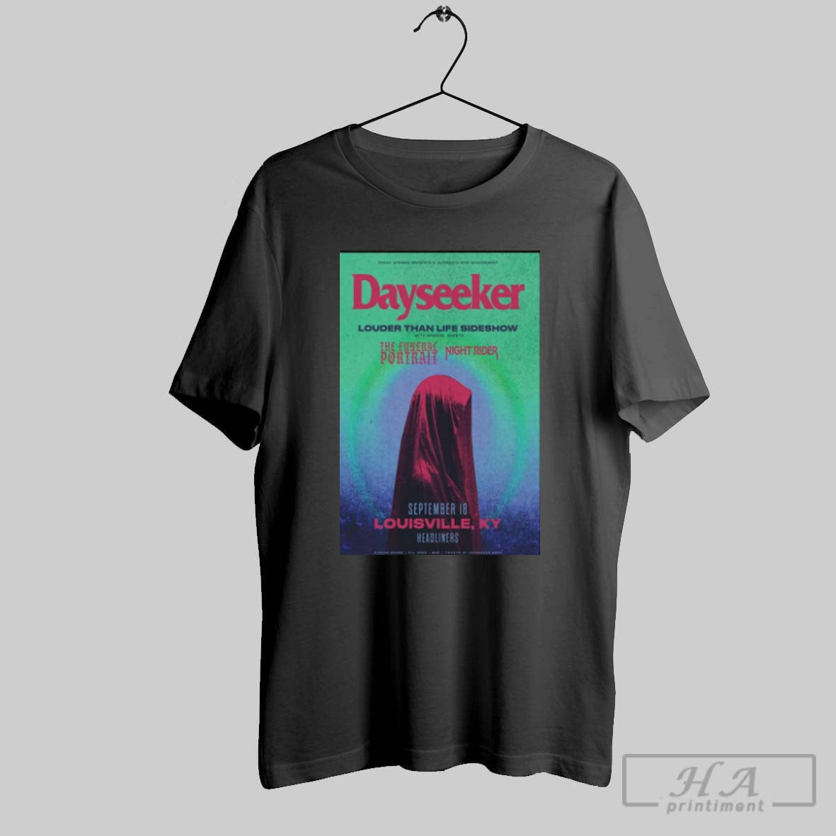 Official Poster Dayseeker Louder Than Life Sideshow - Adult & Kids T-Shirts, Sweatshirts & Hoodies apparel design preview 1