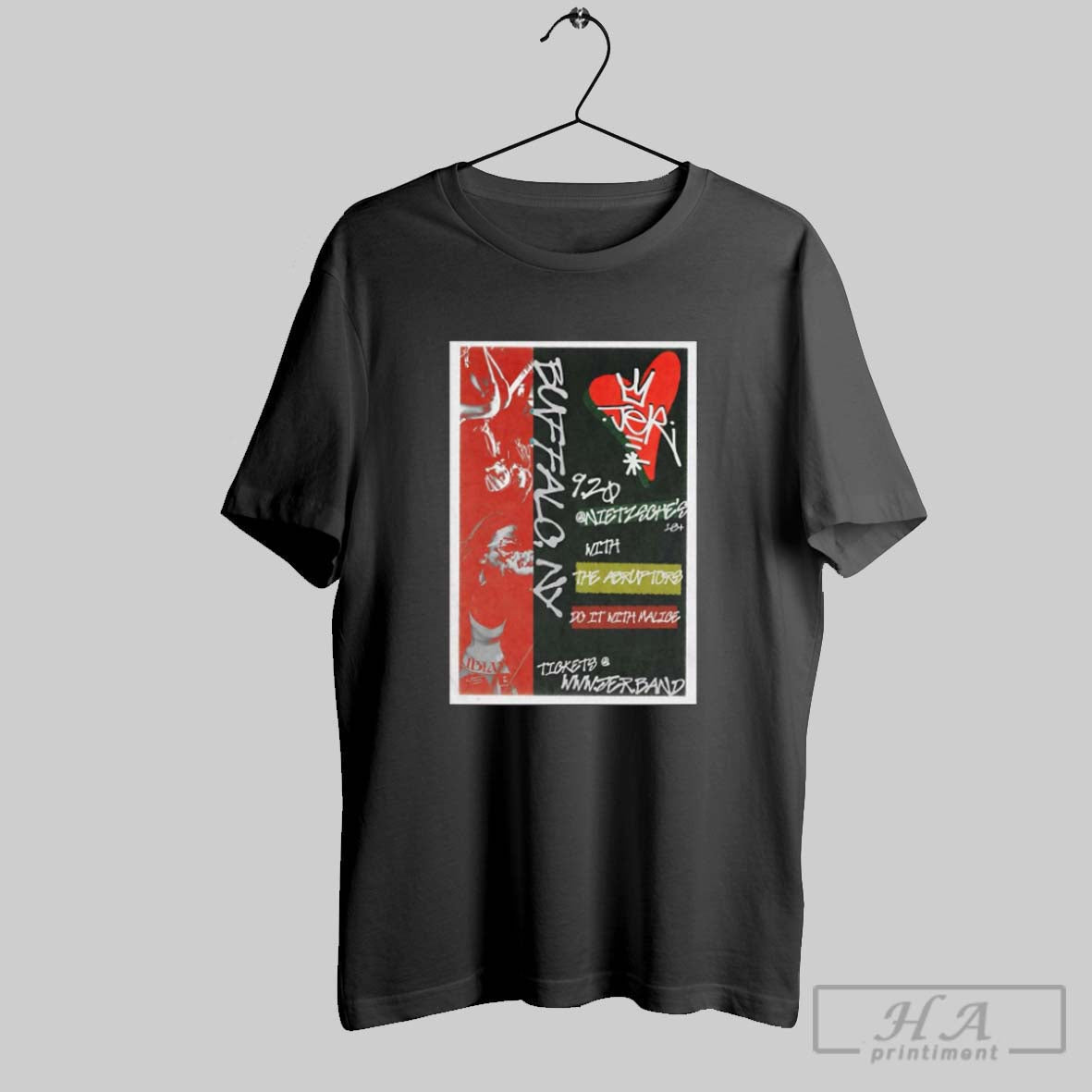 Official Poster Jer Band Nietzsches In Buffalo Ny - Adult & Kids T-Shirts, Sweatshirts & Hoodies apparel design preview 1