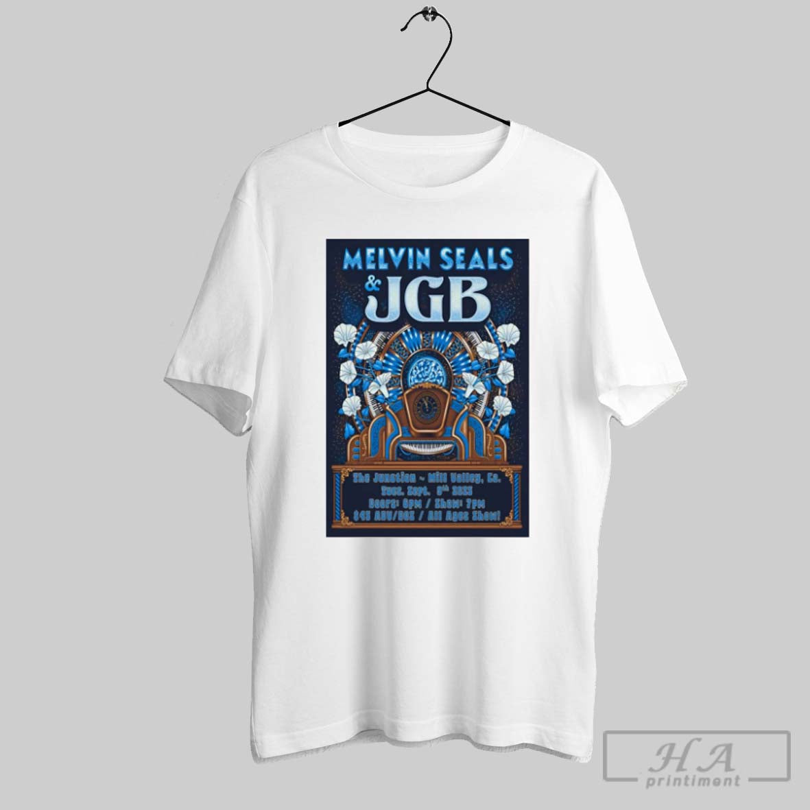 Official Poster Melvin Seals And Jgb September 9 2025 - Adult & Kids T-Shirts, Sweatshirts & Hoodies apparel design preview 1