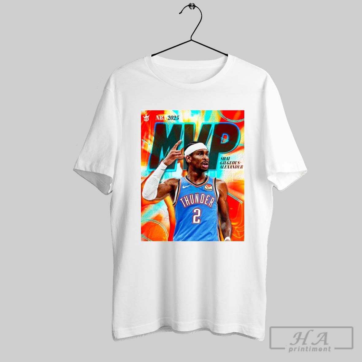 Official Poster Shai Gilgeous Alexander Is The 2025 - Adult & Kids T-Shirts, Sweatshirts & Hoodies apparel design preview 1