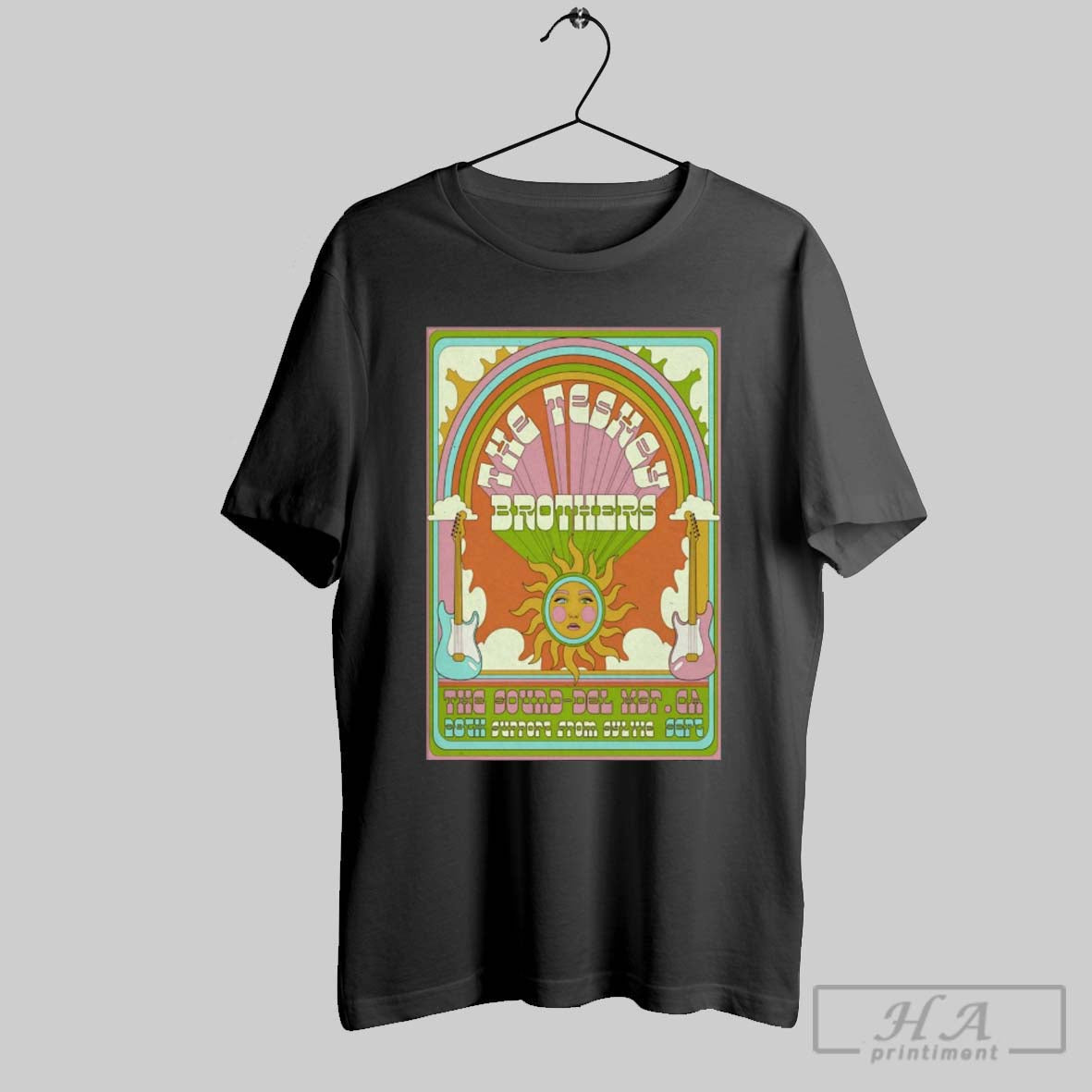 Official Poster Tedeschi Trucks Band September 2025 - Adult & Kids T-Shirts, Sweatshirts & Hoodies apparel design preview 1