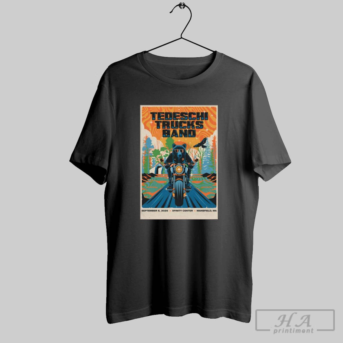 Official Poster Tedeschi Trucks Band September 6 2025 - Adult & Kids T-Shirts, Sweatshirts & Hoodies apparel design preview 1