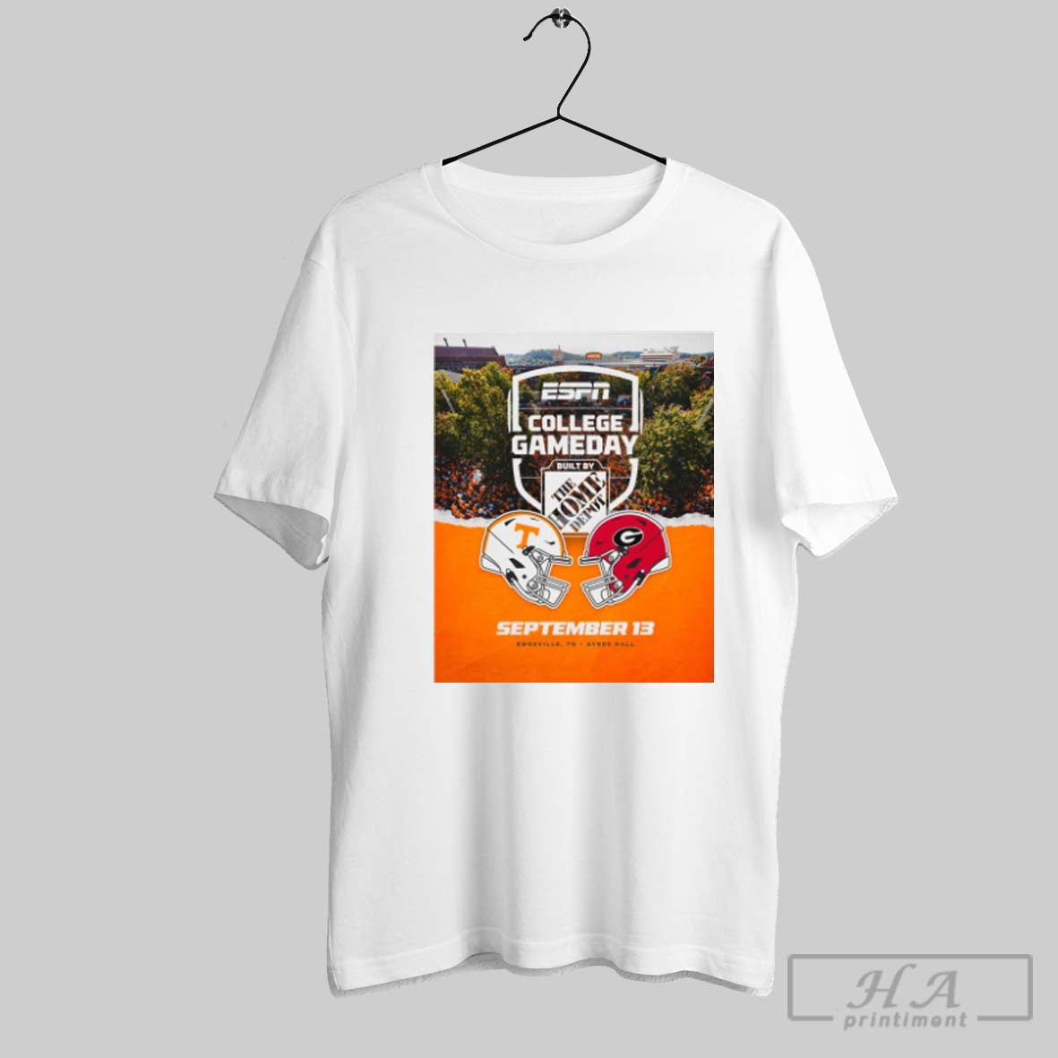Official Poster Tennessee Vols Vs Georgia Bulldogs - Adult & Kids T-Shirts, Sweatshirts & Hoodies apparel design preview 1