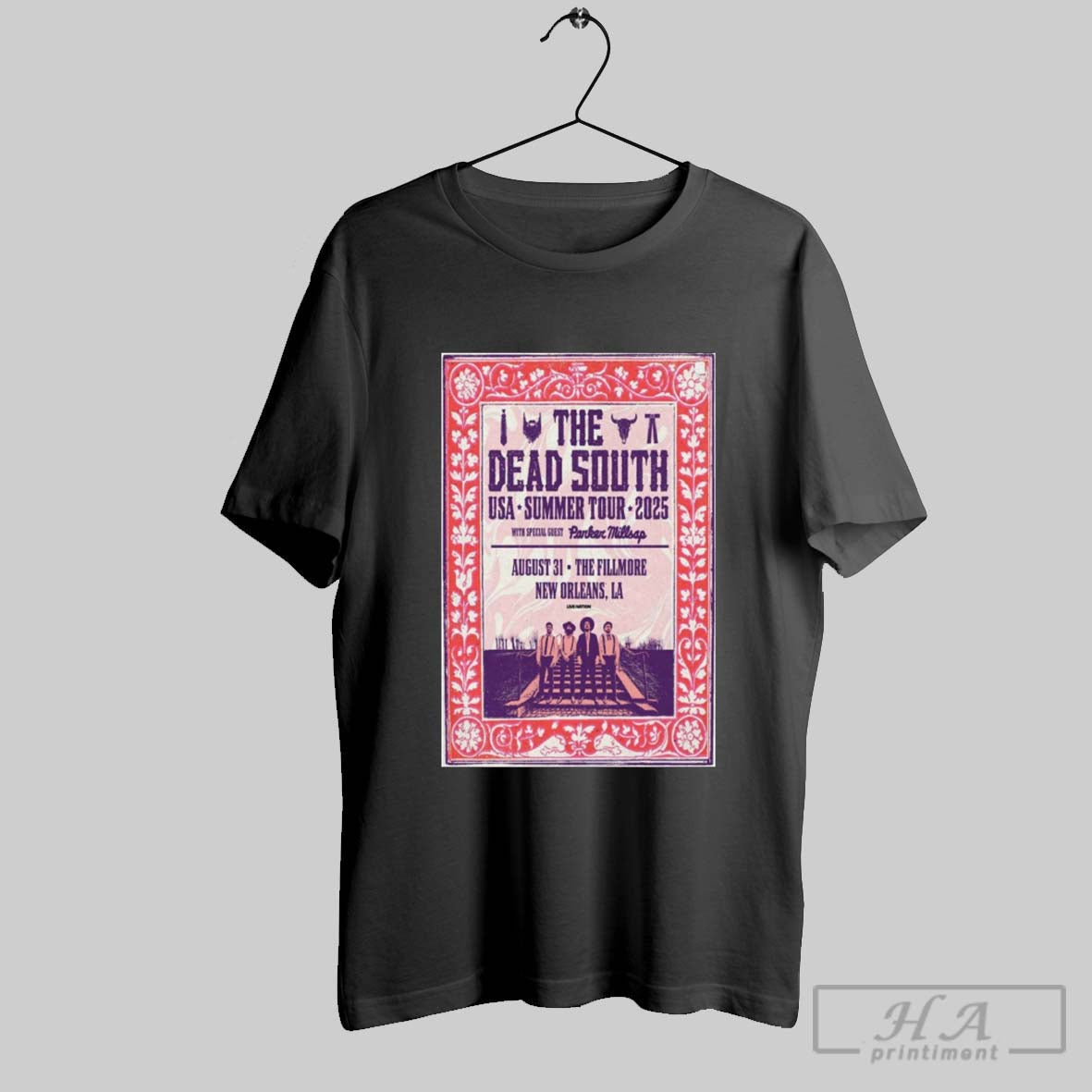 Official Poster The Dead South Event Usa Summer Tour - Adult & Kids T-Shirts, Sweatshirts & Hoodies apparel design preview 1