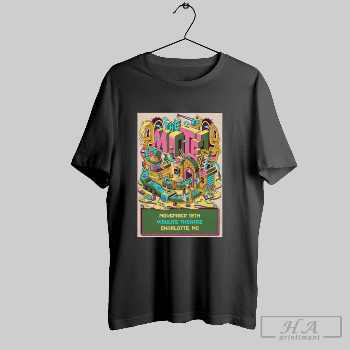 Official Poster The Motet November 12 2025 Visulite - Adult & Kids T-Shirts, Sweatshirts & Hoodies apparel design preview 1