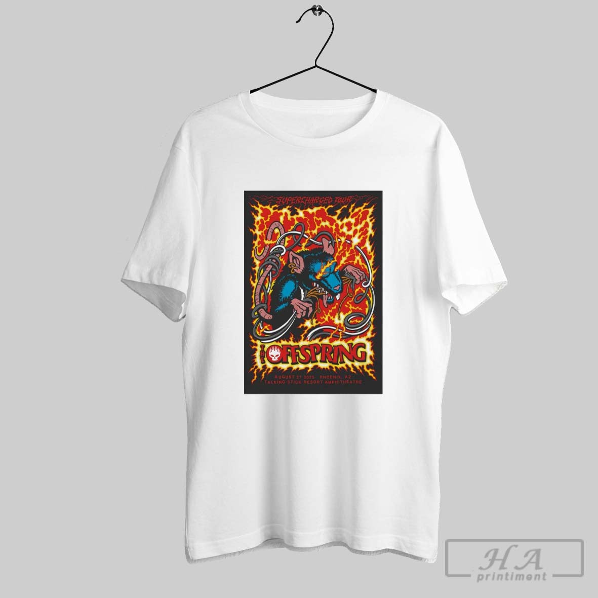Official Poster The Offspring August 27 2025 Talking - Adult & Kids T-Shirts, Sweatshirts & Hoodies apparel design preview 1