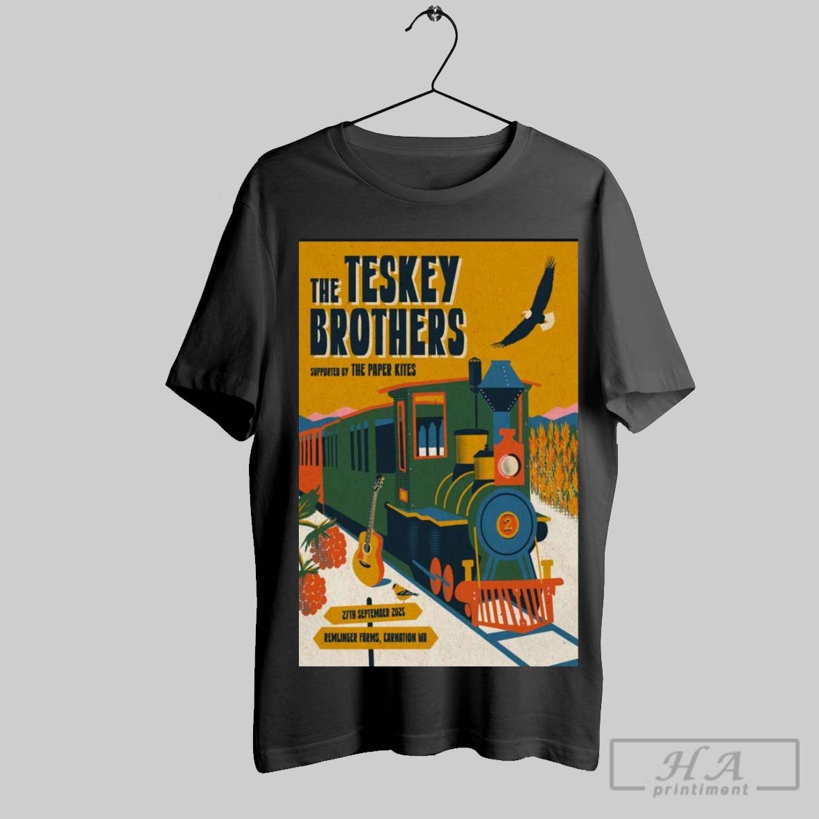 Official Poster The Teskey Brothers Tour September 27 - Adult & Kids T-Shirts, Sweatshirts & Hoodies apparel design preview 1