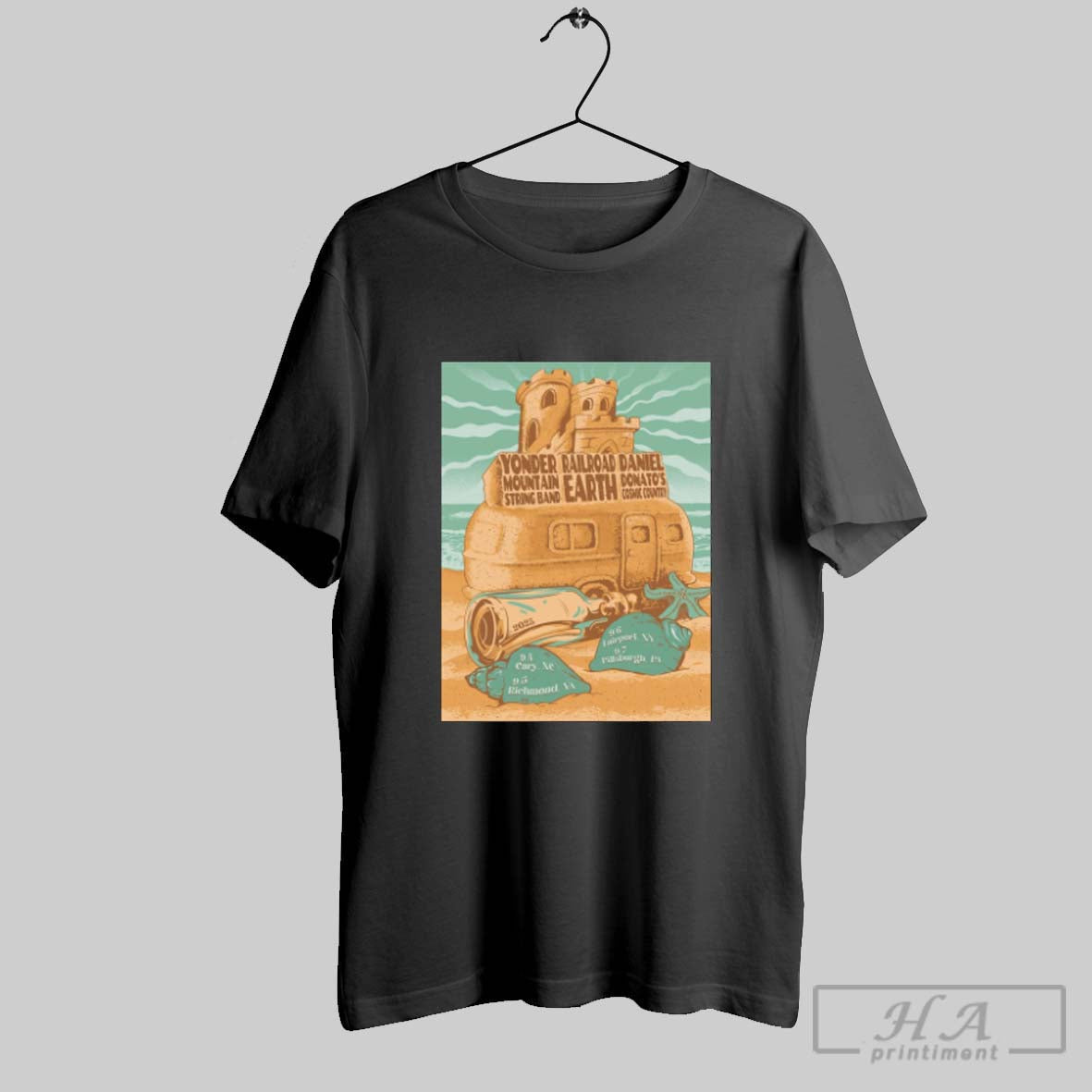 Official Poster Yonder Mountain String Band Daniel - Adult & Kids T-Shirts, Sweatshirts & Hoodies apparel design preview 1