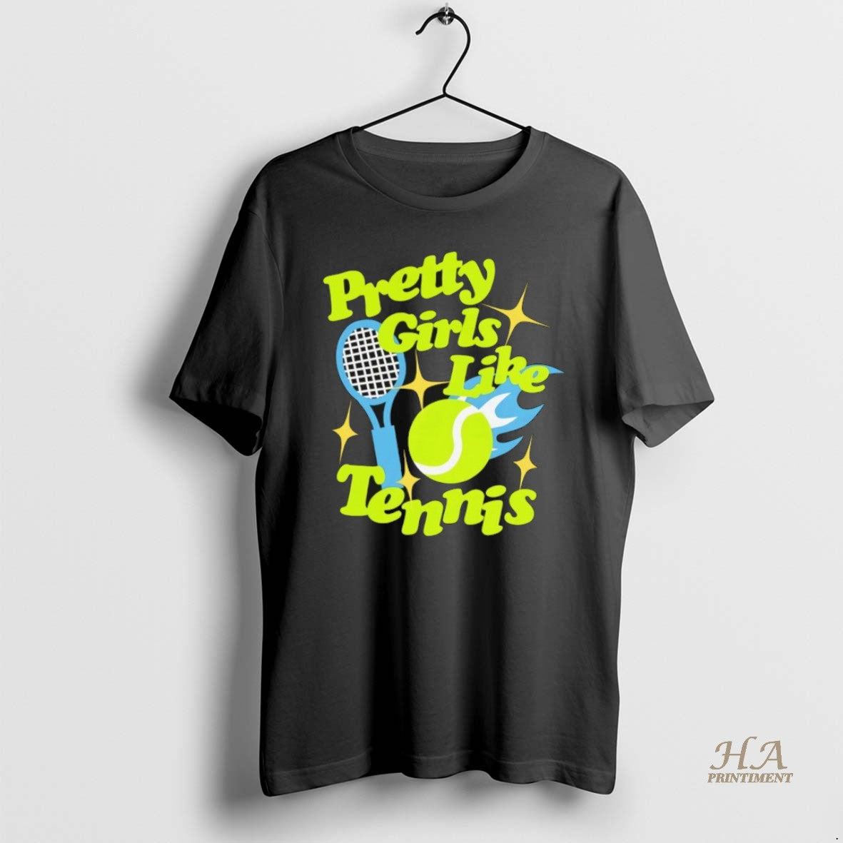 Official Pretty Girls Like Tennis - Adult & Kids T-Shirts, Sweatshirts & Hoodies apparel design preview 1