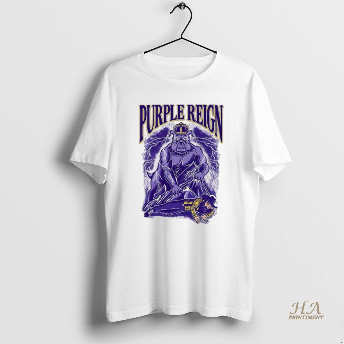 Official Purple Reign James Madison Dukes Vs - Adult & Kids T-Shirts, Sweatshirts & Hoodies apparel design preview 1