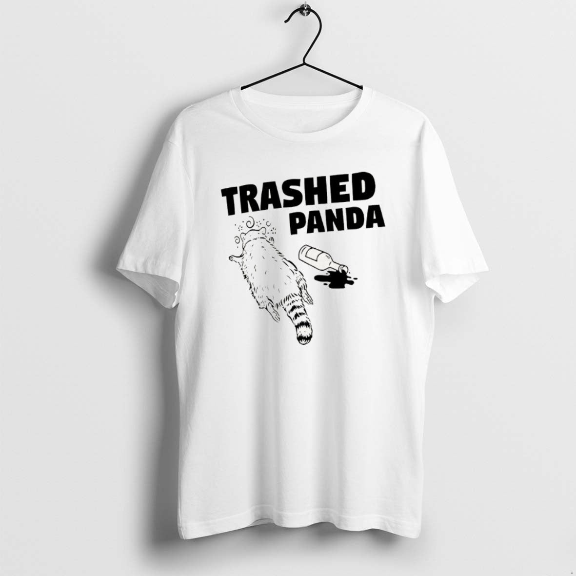 Official Raccoon Damaged Trashed Panda - Adult & Kids T-Shirts, Sweatshirts & Hoodies apparel design preview 1