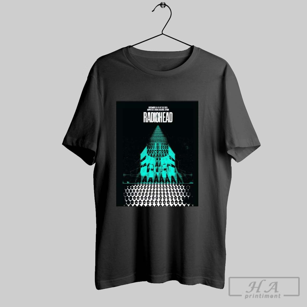 Official Radiohead Movistar Arena Madrid Spain - Adult & Kids T-Shirts, Sweatshirts & Hoodies apparel design preview 1